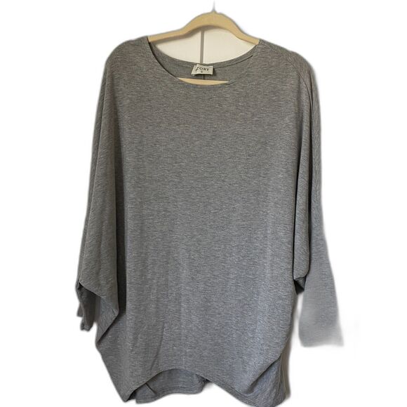 Story Gray Batwing Shirt Women's Large - Picture 2 of 8